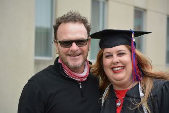 2021 graduate Katherine Sullivan and her husband