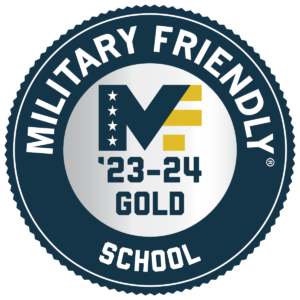 Military Friendly School logo, KCC designated for 2023