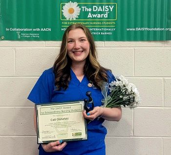 Spring 2025 DAISY Award® recipient Cali Olshefski