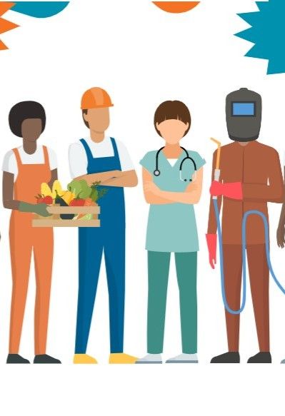 People in careers such as horticulture, construction, health careers and welding
