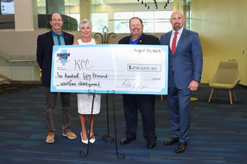 Pat Martin, Cathy Boicken, Sen. Patrick Joyce and Dr. Michael Boyd