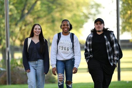 KCC students (L-R) Abby Altmyer, Mya Eason, and Logan Kelly