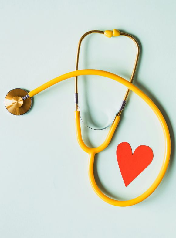 Stethoscope with heart