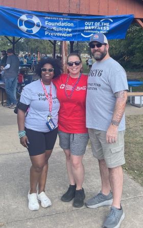 Melvina Calvin-Edwards, Cari Stevenson and Keith Stevenson