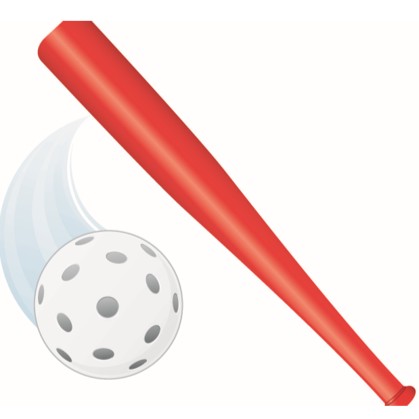 Whiffle Ball® and bat Whiffle Ball® and bat