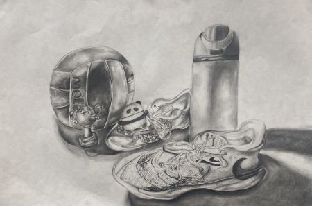 "Volleyball" by Jayson Nguyen, a student at Bradley-Bourbonnais Community High School