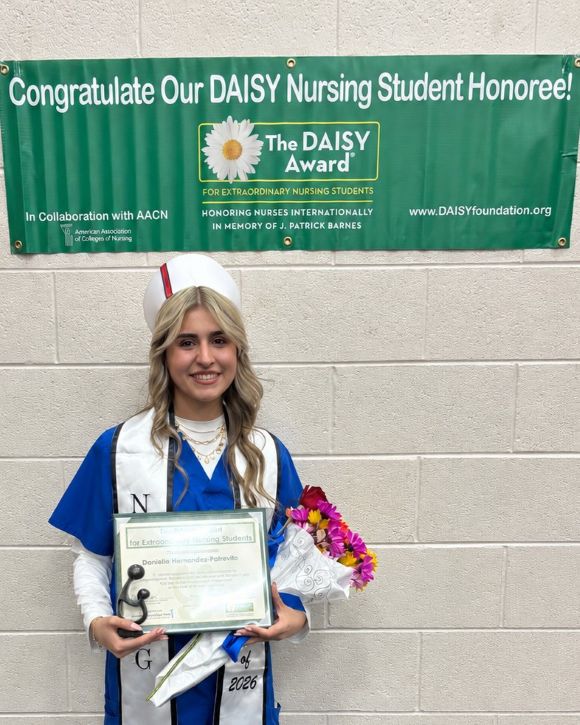 Daniela Hernandez-Patrevito, 2026 KCC graduate and DAISY Award® recipient