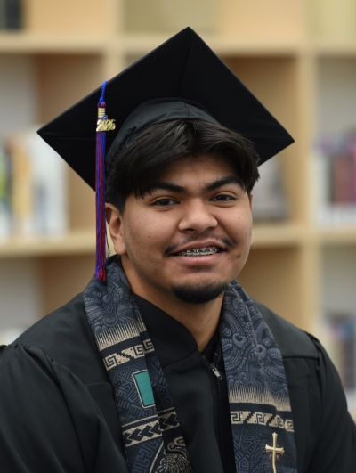 KCC student Sebastian Martinez-Pizano of Saint Anne