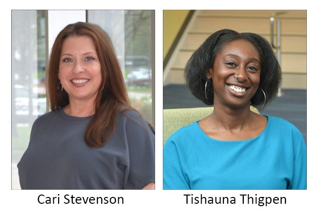 L-R: Cari Stevenson, Tishauna Thigpen